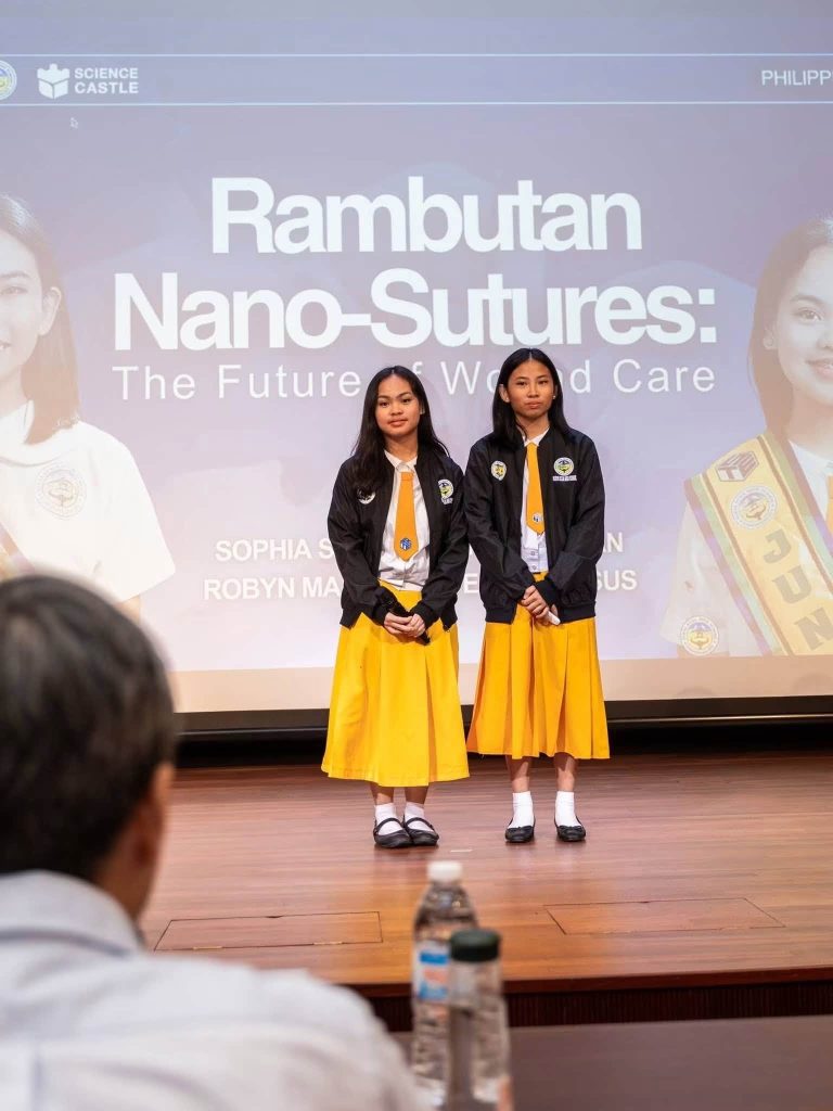 two brilliant STE students of Nueva Ecija High School